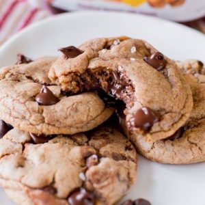 Nutella Sea Salt Cookies